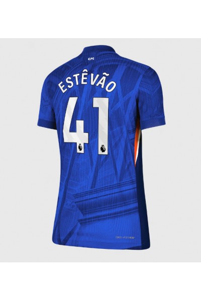 Chelsea Estevao Willian #41 Jalkapallovaatteet Naisten Kotipaita 2025-26 Lyhythihainen Chelsea Estevao Willian #41 Jalkapallovaatteet Naisten Kotipaita 2025-26 Lyhythihainen